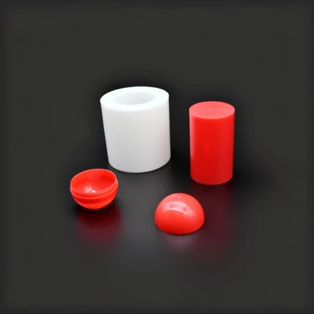 Набор геометрических тел демонстрационный (6 шт., пластик)